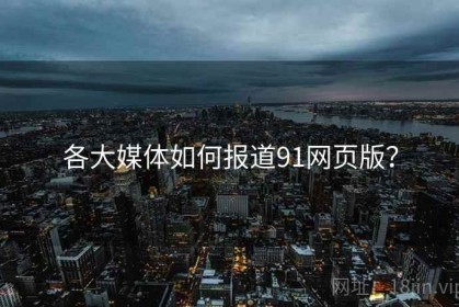 各大媒体如何报道91网页版？