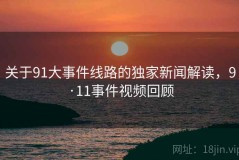 关于91大事件线路的独家新闻解读，9·11事件视频回顾