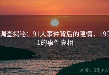 调查揭秘：91大事件背后的隐情，1991的事件真相