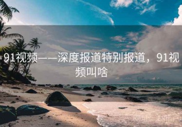 91视频——深度报道特别报道，91视频叫啥
