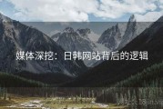 媒体深挖：日韩网站背后的逻辑