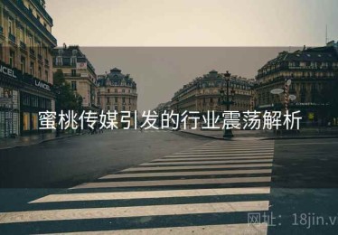 蜜桃传媒引发的行业震荡解析
