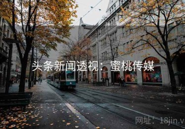 头条新闻透视：蜜桃传媒