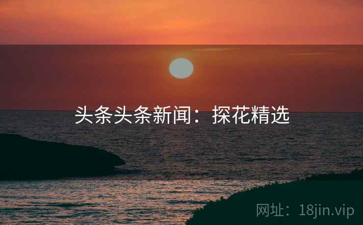 头条头条新闻：探花精选