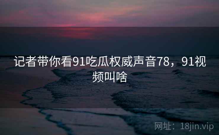 记者带你看91吃瓜权威声音78，91视频叫啥