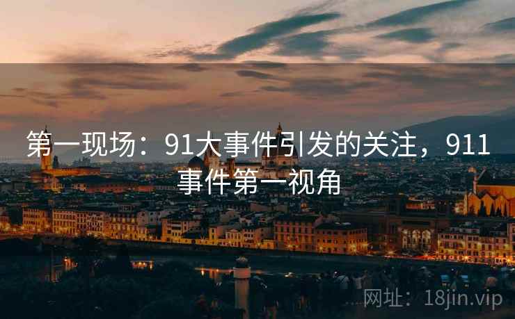 第一现场：91大事件引发的关注，911事件第一视角