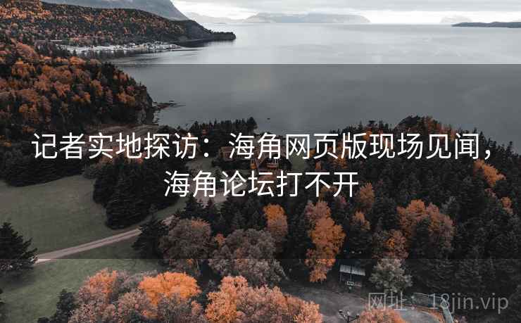 记者实地探访：海角网页版现场见闻，海角论坛打不开