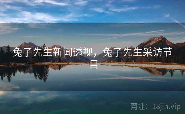 兔子先生新闻透视，兔子先生采访节目