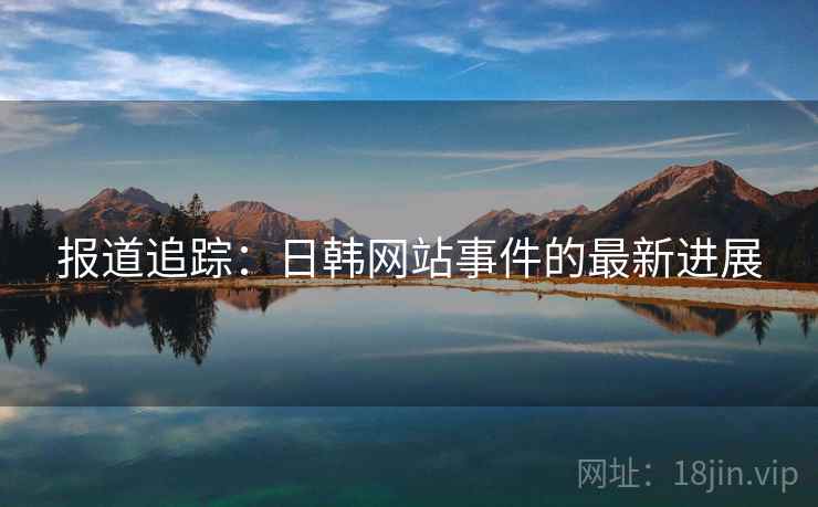 报道追踪：日韩网站事件的最新进展