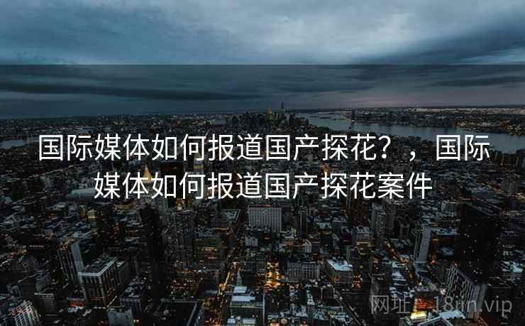 国际媒体如何报道国产探花？，国际媒体如何报道国产探花案件